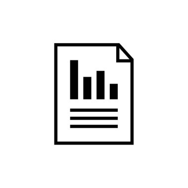 grafik simgesinin vektör illüstrasyonu 