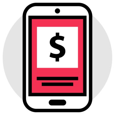 e-ticaret ve alışveriş ikonu konsept vektör çizimi  