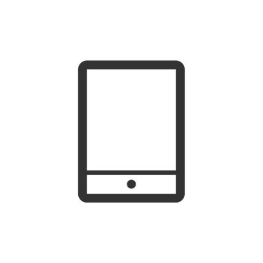 tablet simge vektör illüstrasyonu 