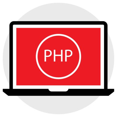 Web Geliştirme basit simgesi, vektör illüstrasyonu