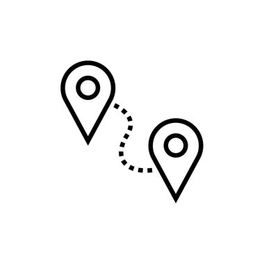 GPS Simgesi, Seyrüsefer Sembolü, Basit Tasarım 