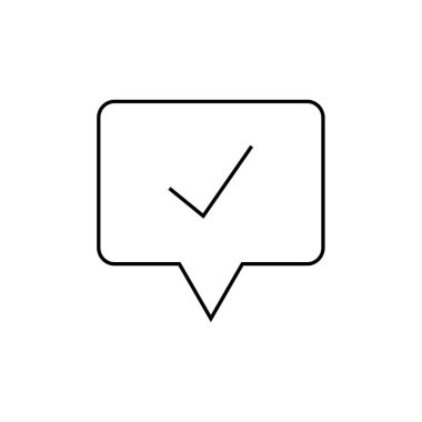 SMS & Metin Mesajlaşması ikon vektör çizimi