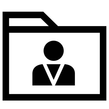 Kullanıcı profil simgesi vektör resimleme arkaplanı 