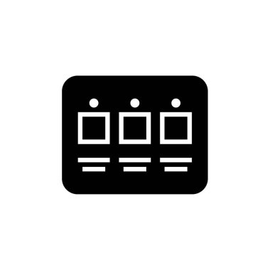 Kablolar modern simge, vektör illüstrasyonu