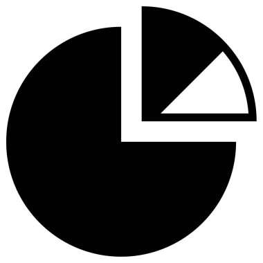 Pasta çizelgesi. Web simgesi