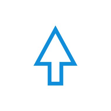 ok simgesi vektör illüstrasyonu   