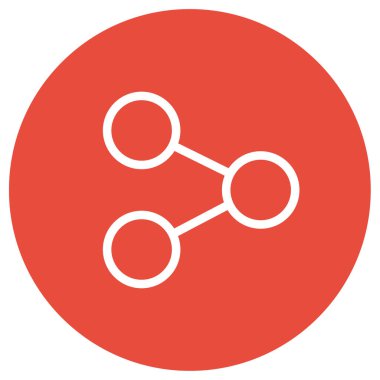 veri web simgesi, vektör illüstrasyonunu paylaş