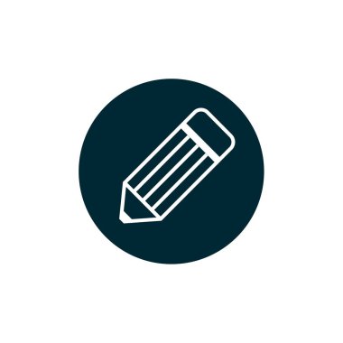 kalem simgesi vektör illüstrasyonu