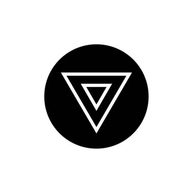 Şaşırmış şekilli yaratıcı soyut tasarım, vektör illüstrasyonu