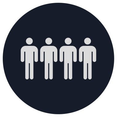 İnsan simgesi, vektör illüstrasyonu