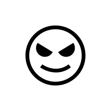 yüz simgesi, vektör illüstrasyonu