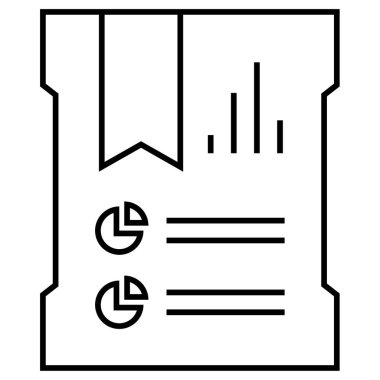 İş Belgesi. Basit illüstrasyon