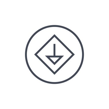 soyut yaratıcı logo simgesi tasarımı, vektör şablonu      