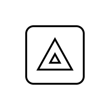 ok simgesi vektör illüstrasyonu   