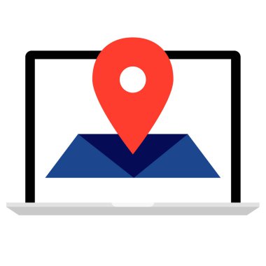 GPS Simgesi, Seyrüsefer Sembolü, Basit Tasarım 