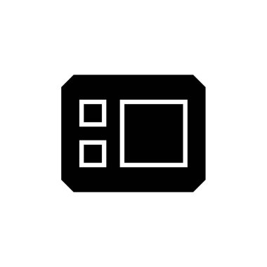 Mobilya simgesinin vektör illüstrasyonu 