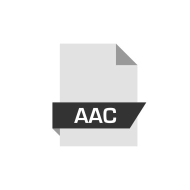 aac dosya adı uzantı simgesi 