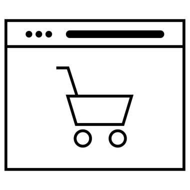 SEO Web Tarayıcısı, vektör illüstrasyonu