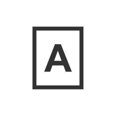 bir logo tasarımı vektör illüstrasyonuName 