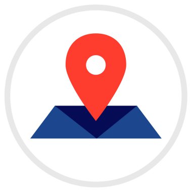 GPS Simgesi, Seyrüsefer Sembolü, Basit Tasarım 