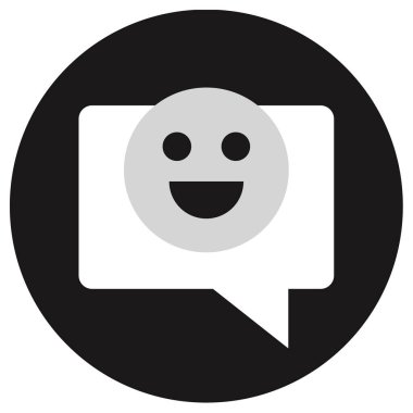 yüz simgesi, vektör illüstrasyonu 