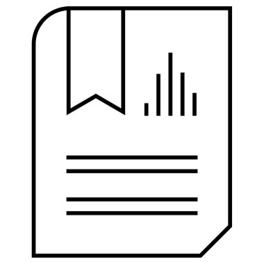 Web tasarımı için belge vektör simgesi