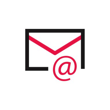 e- posta simgesi, vektör illüstrasyonu