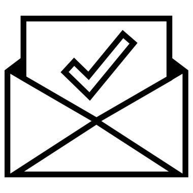 posta zarfı simgesi. beyaz arkaplanda izole edilmiş web tasarımı için ana e- posta vektör simgesi 