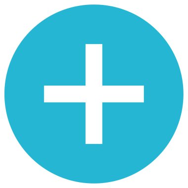 Artı modern simge vektör illüstrasyonunu ekle     