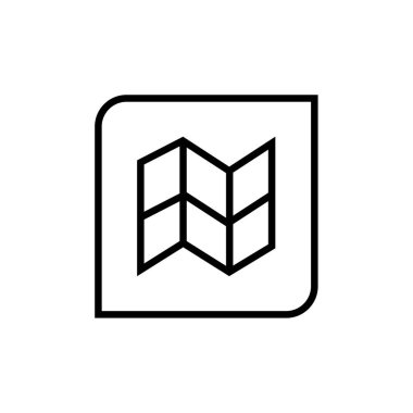 GPS Simgesi, Seyrüsefer Sembolü, Basit Tasarım 