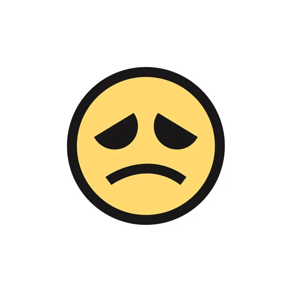 Emoji Ikon Vektor Elszigetelt Fehér Háttér Arc Átlátszó Jel — Stock Vector