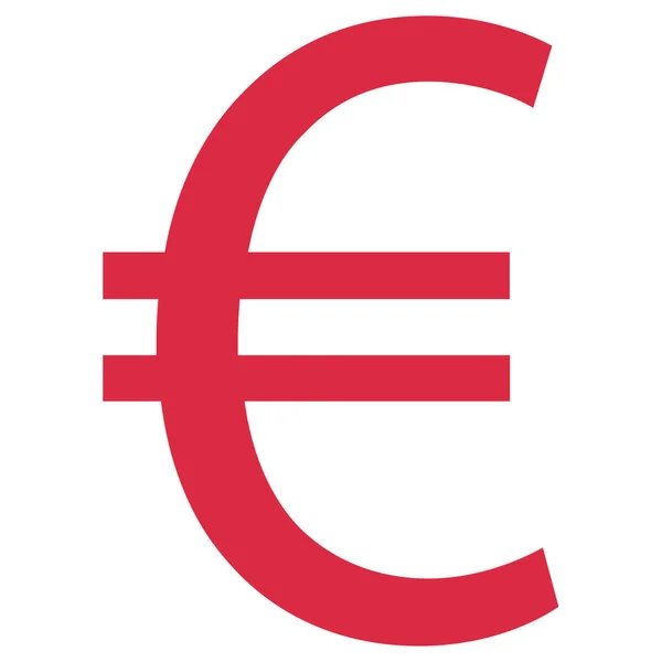 Sinal Euro Ilustração Vetorial — Vetor de Stock