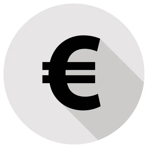 Icono Signo Euro Ilustración Vectorial — Vector de stock