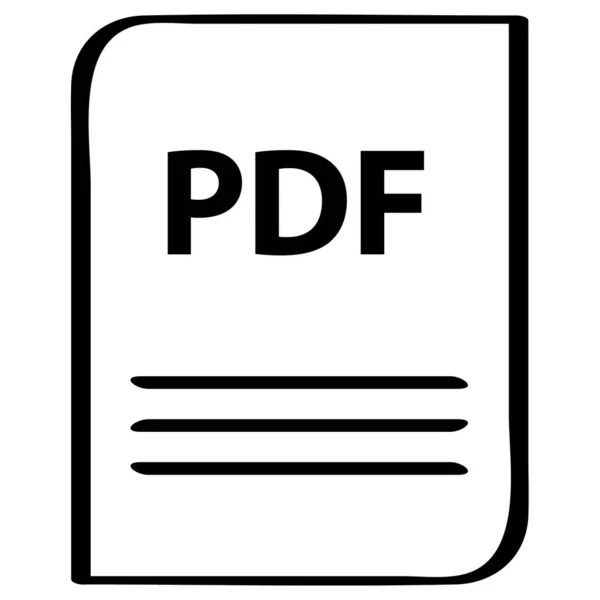 Pdf延期文件名称 — 图库矢量图片