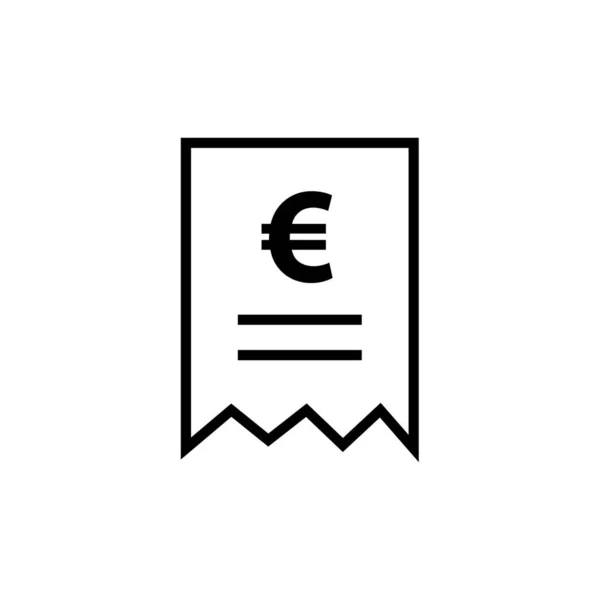 Ícone Vetor Euro Ilustração Simples Moderna — Vetor de Stock