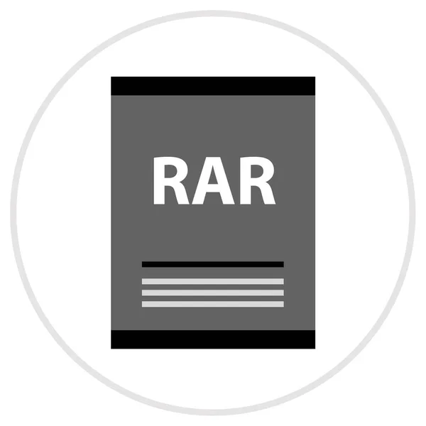 文件类型页Rar — 图库矢量图片