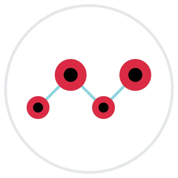 Vektorová Ikona Molekuly Moderní Jednoduchá Ilustrace — Stockový vektor