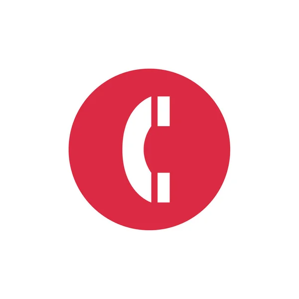 Telefoon Logo Ontwerp Vector Template — Stockvector