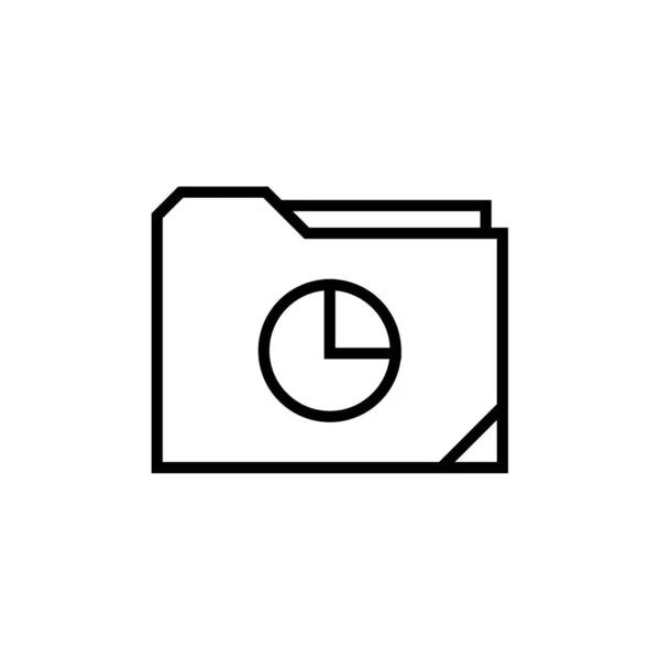 Φάκελοι Σύγχρονη Εικόνα Λευκό Φόντο Διανυσματική Απεικόνιση — Διανυσματικό Αρχείο
