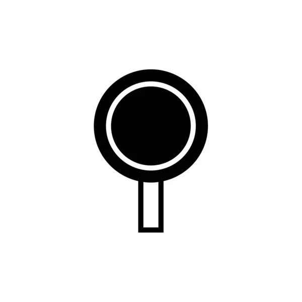 Navigation Pin Simple Icon Vector Illustration — Stock Vector