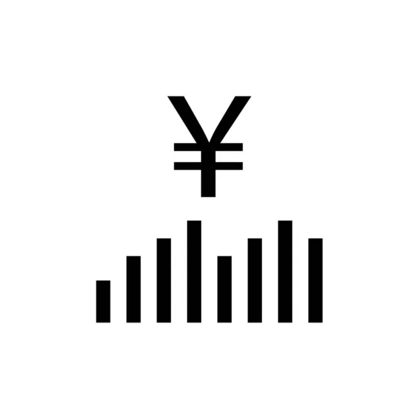 Vector Ilustración Negocio Icono Gráfico — Vector de stock