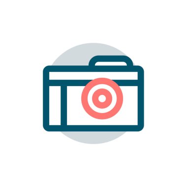 Kamera web simge vektör çizim  