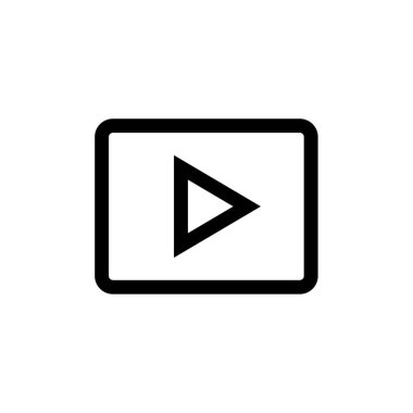 video oynatıcı vektör simgesi 