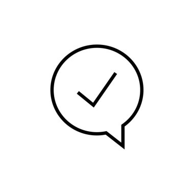 SMS & Metin Mesajlaşması ikon vektör çizimi