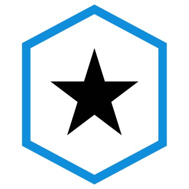 Yıldız. Web simgesi basit illüstrasyon