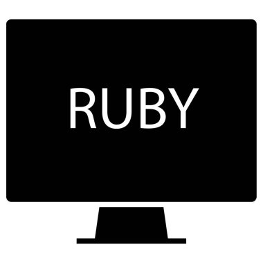 Web Geliştirme basit simgesi, vektör illüstrasyonu