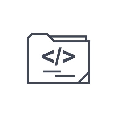 Dizin arşiv simgesinin vektör çizimi       