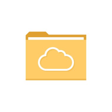 depolama bulut simgesi. veri depolama bulut vektörü 