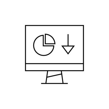 Bilgi Grafik simgesi vektör illüstrasyonu