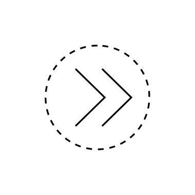 ok simgesinin vektör illüstrasyonu